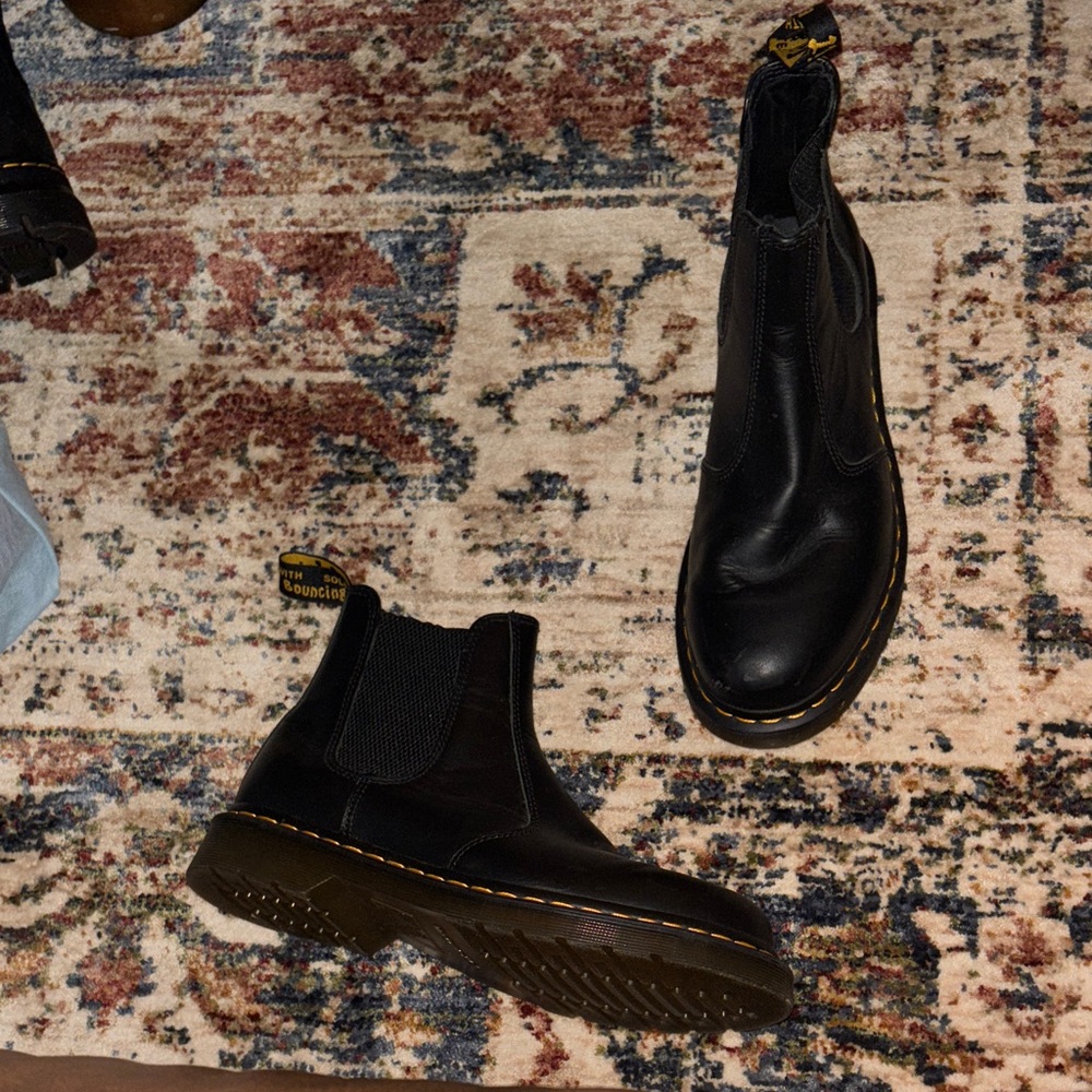 Dr. Martens Black Leather Boots